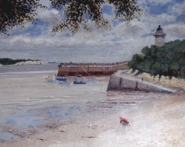 Port de Saint-Georges-de-Didonne (huile sur toile)