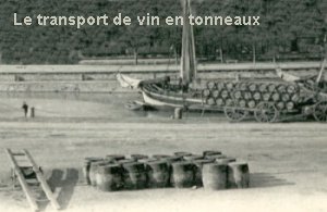 Le transport de vin en tonneaux